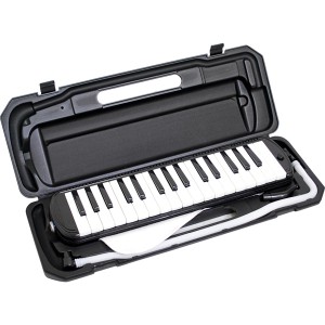 KC 鍵盤ハーモニカメロディピアノ（ブラック）【お名前/ドレミファソラシール付き】 P3001-32K/BK返品種別B