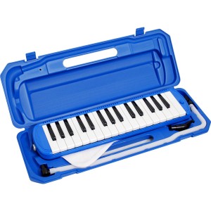 KC 鍵盤ハーモニカメロディピアノ（ブルー）【お名前/ドレミファソラシール付き】 P3001-32K/BL返品種別B