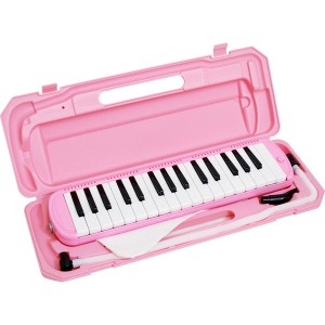 KC 鍵盤ハーモニカメロディピアノ（ピンク）【お名前/ドレミファソラシール付き】 P3001-32K/PK返品種別B