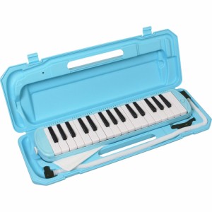 KC 鍵盤ハーモニカメロディピアノ（ライトブルー）【お名前/ドレミファソラシール付き P3001-32K/UBL返品種別B