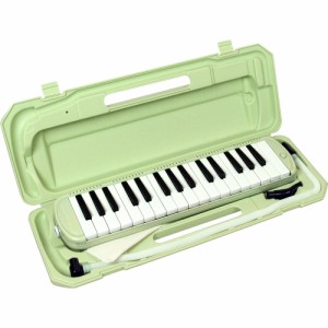 KC 鍵盤ハーモニカメロディピアノ（ライトグリーン）【お名前/ドレミファソラシール付き】 P3001-32K/UGR返品種別B
