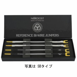 ノードスト REF7JUMPER/SB ジャンパーケーブル（7インチ長17.78cm ）【Yラグ⇔バナナ仕様・4本1組】NORDOST[REF7JUMPERSB] 返品種別A