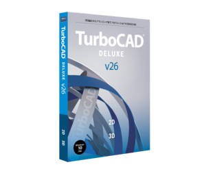 キヤノンITソリューションズ TURBOCADV26DELUXE-WD TurboCAD v26 DELUXE 日本語版※パッケージ版[TURBOCADV26DELUXEWD] 返品種別B