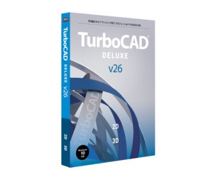 キヤノンITソリューションズ TurboCAD v26 DELUXE アカデミック 日本語版 ※パッケージ版 TURBOCADV26DXAC-WD返品種別B