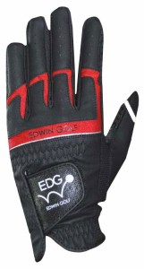 EDWIN GOLF EDGL-3660-BK-S メンズ 非公認ゴルフグローブ 左手用(ブラック・サイズ：S/21〜22cm)[EDGL3660BKS] 返品種別A