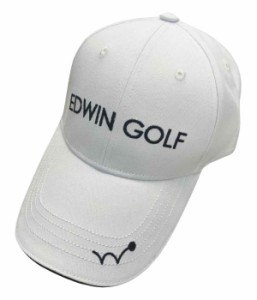 EDWIN GOLF EDCP-3777-WH ゴルフキャップ(ホワイト・サイズ：フリー/58cm)[EDCP3777WH] 返品種別A