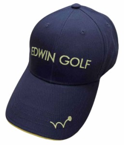 EDWIN GOLF EDCP-3777-NV ゴルフキャップ(ネイビー・サイズ：フリー/58cm)[EDCP3777NV] 返品種別A