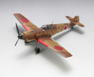 ファインモールド 1/48 メッサーシュミット Bf 109 E-7 日本陸軍 w/整備情景セット2【48995】プラモデル  返品種別B