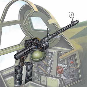 ファインモールド 1/72 ナノ・アヴィエーションシリーズ MG15 7.92mm旋回機銃（海軍一式/陸軍九八式）【NA12】プラモデル  返品種別B