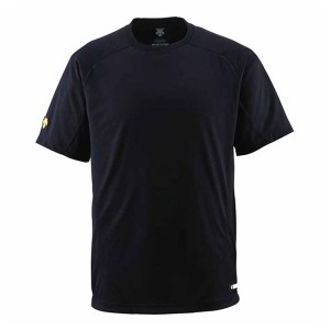 デサント DS-DB200-BLK-M ベースボールシャツ（BLK・サイズ：M）DESCENTE　ベースボールシャツ（Tネック）[DSDB200BLKM] 返品種別A
