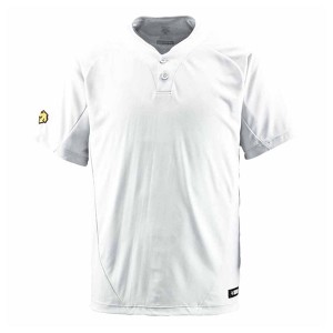 デサント DS-DB201-SWHT-M ベースボールシャツ（SWHT・サイズ：M）DESCENTE　ベースボールシャツ（2ボタン）[DSDB201SWHTM] 返品種別A