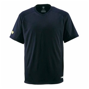 デサント DS-DB202-BLK-L ベースボールシャツ（BLK・サイズ：L）DESCENTE　ベースボールシャツ（Vネック）[DSDB202BLKL] 返品種別A