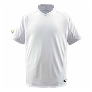 デサント DS-DB202-SWHT-L ベースボールシャツ（SWHT・サイズ：L）DESCENTE　ベースボールシャツ（Vネック）[DSDB202SWHTL] 返品種別A