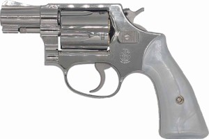 タナカワークス S＆W M36 Chiefs Special 2inch Square Butt  Travis Model Nickel Finish Version.2モデルガン  返品種別B