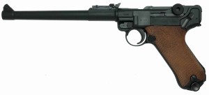 タナカワークス LUGER P08 8inch Heavy Weight 1914 ERFURT version ガスブローバックガン【対象年令 18才以上用】エアガン  返品種別B