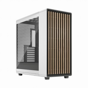 Fractal Design（フラクタルデザイン） FD-C-NOR1X-04 フルタワー型PCケース North XL Chalk White TG Clear 強化ガラスパネル（ホワイト