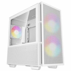 Deepcool R-CH360-WHAPE3-G-1 ミニタワー型PCケース CH360 WH（ホワイト）[RCH360WHAPE3G1] 返品種別B