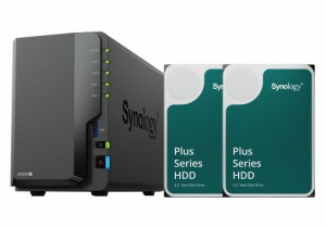 Synology（シノロジー） DS224+_HAT3300-6TB2 DiskStation DS224+ +HAT3300-6TB 2個セット[DS224HAT33006TB2] 返品種別B