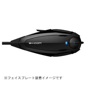 サインハウス オートバイ用インカムB+COM オプションパーツ　SB6X用 フェイスプレート (ブラック)純正品 80231返品種別B