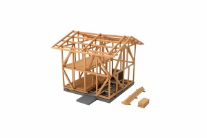 トミーテック (N) 建コレ071-3　建築中の建物A3 トミーテック タテコレ071-3 ケンチクチュウノタテモノA3返品種別B