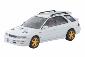 トミーテック 1/64 LV-N281a スバル インプレッサ ピュアスポーツワゴン WRX STi Version V（白） 98年式【324614】ミニカー  返品種別B