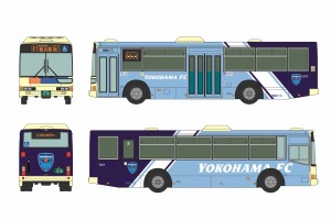 トミーテック (N) ザ・バスコレクション 相鉄バス YOKOHAMA FCラッピングバス  返品種別B
