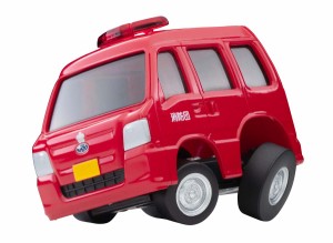 トミーテック チョロQ Q’s QS-04b スバル サンバー バン 消防指揮車【328490】ミニカー  返品種別B