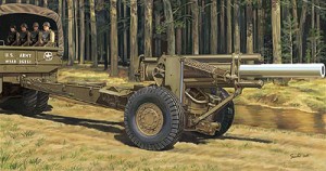 ブロンコ 【再生産】1/35 米155mm榴弾砲 M1A1大戦型【CB35073】プラモデル  返品種別B