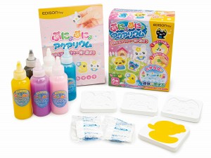 エジソン ぷにょぷにょアクアリウム かわいいペットと一緒に遊ぼう！　6色セット  返品種別B