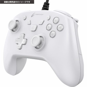 【Switch】ゲーミングコントローラー HG smart 有線タイプ　ホワイト 返品種別B