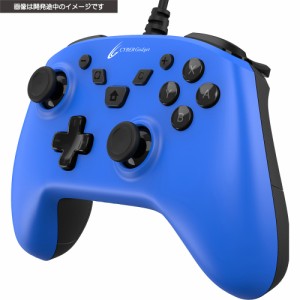 【Switch】ゲーミングコントローラー HG smart 有線タイプ　ブルー 返品種別B