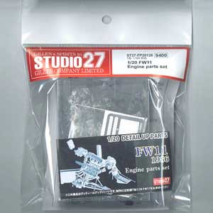 スタジオ27 1/20 FW11 エンジンパーツセット（タミヤ対応）【FP20126】ディテールアップパーツ  返品種別B