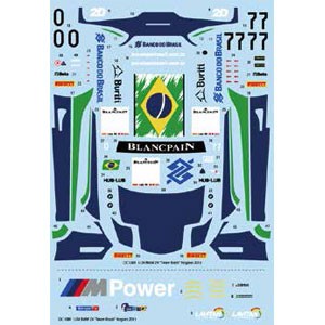 スタジオ27 1/24用デカール BMW Z4 Team Brazil #0 #77 Nogaro 2015（フジミ 1/24 BMW Z4 125930 対応)【DC1089】デカール  返品種別B