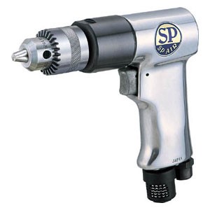 エス・ピー・エアー SP1522 サイレンサー付エアードリル10mm[SP1522SP] 返品種別B