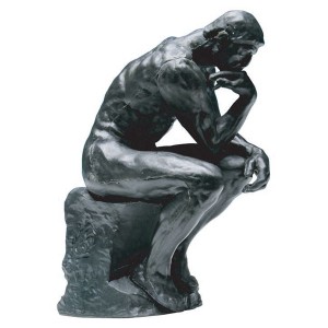 プラッツ A.Rodin「考える人」 組み立てキット【SP-106】無発泡ウレタン製フィギュアキット  返品種別B
