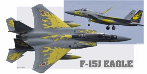 プラッツ 1/72 航空自衛隊 F-15J 第306飛行隊 創設40周年記念塗装機 940号機 ‘イエローフレイム’(仮称)【AC-46】プラモデル  返品種別B