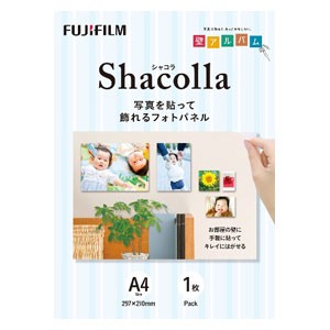 富士フイルム フジWDKABE-ALA4 フォトパネル A4サイズ 1枚パックShacolla（シャコラ）[フジWDKABEALA4] 返品種別A