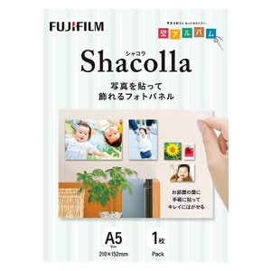 富士フイルム フジWDKABE-ALA5S フォトパネル A5サイズ 1枚パックShacolla（シャコラ）[フジWDKABEALA5S] 返品種別A