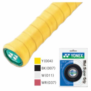 ヨネックス YONEX AC102-5P 011 ウェットスーパーグリップ5本パック　ケース付（ホワイト・幅25mm×長さ1200mm×厚さ0.6mm）YONEX[YONEXA