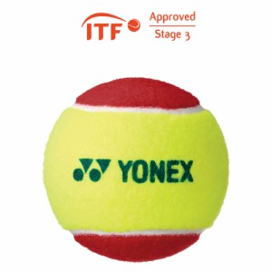 ヨネックス テニスボール　マッスルパワーボール20 （1ダース12個入り） ジュニア専用　ステージ3 レッド YONEX TMP20 001返品種別A