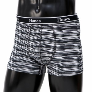 ヘインズ ボクサーブリーフ（ホワイト×ブラック・サイズ：L） Hanes 20FW グローバルバリューライン メンズ HA-HM6EQ201-011-L返品種別A