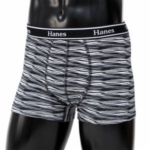 ヘインズ ボクサーブリーフ（ホワイト×ブラック・サイズ：M） Hanes 20FW グローバルバリューライン メンズ HA-HM6EQ201-011-M返品種別A