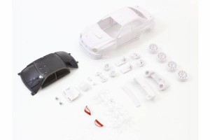 京商 SUBARU インプレッサ WRC 2002 ホワイトボディ AWD用ホイール付【MZN200】ラジコン  返品種別B