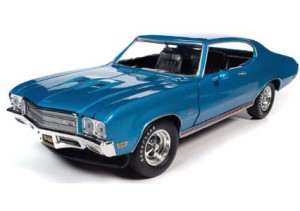 アメリカンマッスル 1/18 1971 ビュイック グランド スポーツ ステージ 1 (Class of 1971)ストラトミストブルー【AMM1257】ミニカー  返