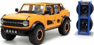 Jada Toys 1/24　2021 フォード ブロンコ メタリックイエロー【JADA34025】ミニカー  返品種別B
