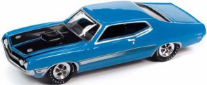 JOHNNY LIGHTNING 1/64　1971 フォード トリノ コブラ グラバーブルー/ブラック【JLSP287A】ミニカー  返品種別B