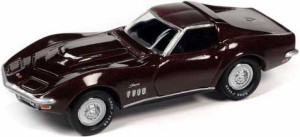 JOHNNY LIGHTNING 1/64　1969 シェビー コルベット バーガンディ【JLSP291A】ミニカー  返品種別B