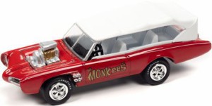 JOHNNY LIGHTNING 1/64 モンキーズ モンキーモービル レッド/ホワイト【JLSP333】ミニカー  返品種別B