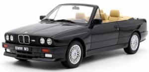 OttOmobile 1/18 BMW M3(E30) コンバーチブル 1989 (ブラック)【OTM1012】ミニカー  返品種別B