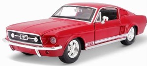 Maisto 1/24 フォード マスタング GT 1967 レッド【MS31260R】ミニカー  返品種別B